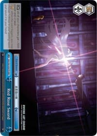 Red Rose Sword (RRR) - Sword Art Online -Alicization- - Weiss Schwarz card