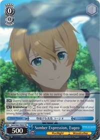 Somber Expression, Eugeo - Sword Art Online -Alicization- - Weiss Schwarz card