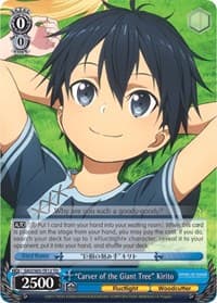 "Carver of the Giant Tree" Kirito - Sword Art Online -Alicization- - Weiss Schwarz card