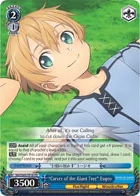 "Carver of the Giant Tree" Eugeo - Sword Art Online -Alicization- - Weiss Schwarz card