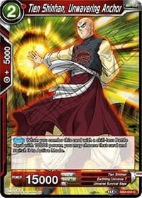 Tien Shinhan, Unwavering Anchor - Draft Box 05 - Divine Multiverse - Dragon Ball Super: Masters card