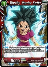 Worthy Warrior Kefla - Draft Box 05 - Divine Multiverse - Dragon Ball Super: Masters card