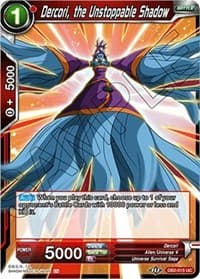 Dercori, the Unstoppable Shadow - Draft Box 05 - Divine Multiverse - Dragon Ball Super: Masters card
