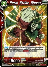 Feral Strike Shosa - Draft Box 05 - Divine Multiverse - Dragon Ball Super: Masters card