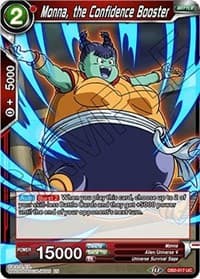 Monna, the Confidence Booster - Draft Box 05 - Divine Multiverse - Dragon Ball Super: Masters card