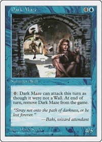 Dark Maze - Fifth Edition - Magic: The Gathering card