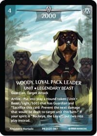 Woody, Loyal Pack Leader - Argent Saga Promos - Argent Saga TCG card