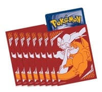 Pokemon TCG: Unbroken Bonds Elite Trainer Box Card Sleeves - Reshiram & Charizard (65 Pack) - Pokemon International Card Sleeves - Card Sleeves card