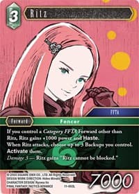 Ritz - Opus XI - Final Fantasy TCG card