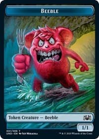 Beeble // Squirrel Double-sided Token - Unsanctioned - Magic: The Gathering card