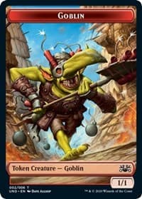 Goblin // Giant Teddy Bear Double-sided Token - Unsanctioned - Magic: The Gathering card