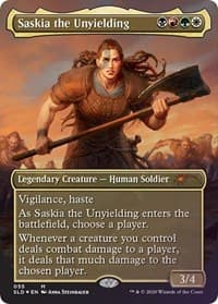 Saskia the Unyielding - Secret Lair Drop Series - Magic: The Gathering card