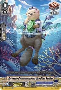 Pyroxene Communications Sea Otter Soldier - V-EB12: Team Dragon's Vanity - Cardfight Vanguard card
