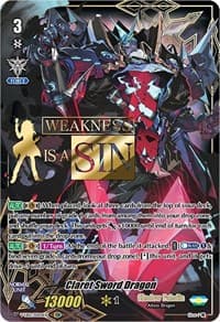 Claret Sword Dragon (SSR) - V-EB12: Team Dragon's Vanity - Cardfight Vanguard card