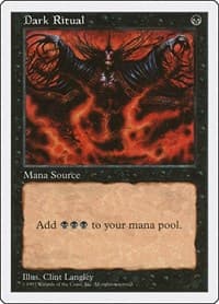 Dark Ritual - Fifth Edition - Magic: The Gathering card