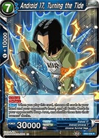 Android 17, Turning the Tide - Draft Box 05 - Divine Multiverse - Dragon Ball Super: Masters card