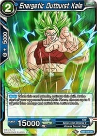 Energetic Outburst Kale - Draft Box 05 - Divine Multiverse - Dragon Ball Super: Masters card