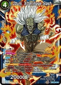 Obuni, Afterimage Slash - Draft Box 05 - Divine Multiverse - Dragon Ball Super: Masters card
