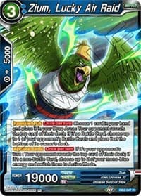 Zium, Lucky Air Raid - Draft Box 05 - Divine Multiverse - Dragon Ball Super: Masters card