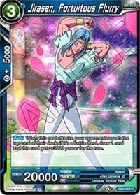 Jirasen, Fortuitous Flurry - Draft Box 05 - Divine Multiverse - Dragon Ball Super: Masters card