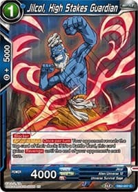 Jilcol, High Stakes Guardian - Draft Box 05 - Divine Multiverse - Dragon Ball Super: Masters card