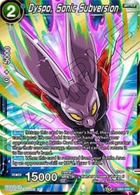 Dyspo, Sonic Subversion - Draft Box 05 - Divine Multiverse - Dragon Ball Super: Masters card