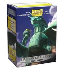 Dragon Shield Limited Edition Matte Art Sleeves - Dragon of Liberty (100-Pack) - Dragon Shield Card Sleeves - Card Sleeves card