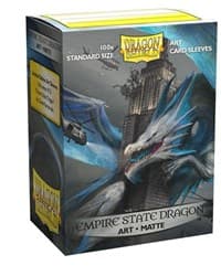 Dragon Shield Limited Edition Matte Art Sleeves - Empire State Dragon (100-Pack) - Dragon Shield Card Sleeves - Card Sleeves card