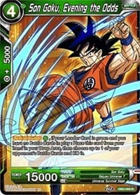 Son Goku, Evening the Odds - Draft Box 05 - Divine Multiverse - Dragon Ball Super: Masters card