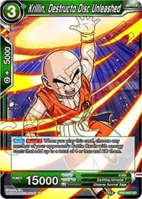 Krillin, Destructo Disc Unleashed - Draft Box 05 - Divine Multiverse - Dragon Ball Super: Masters card