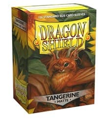 Dragon Shield Matte Sleeves - Tangerine (100-Pack) - Dragon Shield Card Sleeves - Card Sleeves card