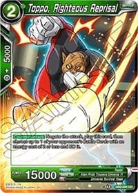 Toppo, Righteous Reprisal - Draft Box 05 - Divine Multiverse - Dragon Ball Super: Masters card
