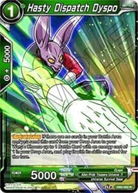Hasty Dispatch Dyspo - Draft Box 05 - Divine Multiverse - Dragon Ball Super: Masters card