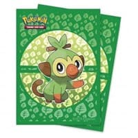 Pokemon Sword & Shield Deck Protector: Galar Starters - Grookey (65-Pack) - Ultra Pro Card Sleeves - Card Sleeves card