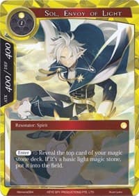 Sol, Envoy of Light - Alice Origin Memoria Cards - Force of Will card