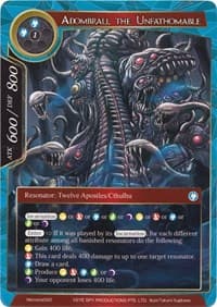 Adombrali, the Unfathomable - Alice Origin Memoria Cards - Force of Will card