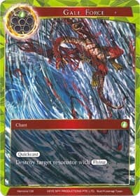 Gale Force - Alice Origin Memoria Cards - Force of Will card