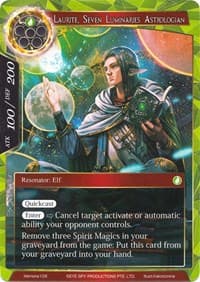 Laurite, Seven Luminaries Astrologian - Alice Origin Memoria Cards - Force of Will card