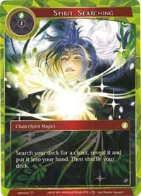 Spirit Searching - Alice Origin Memoria Cards - Force of Will card