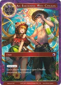 An Encounter with Cthulhu - Alice Origin Memoria Cards - Force of Will card