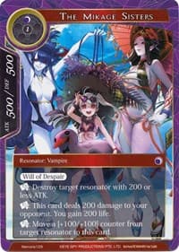 The Mikage Sisters - Alice Origin Memoria Cards - Force of Will card