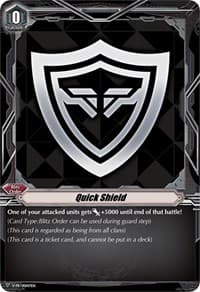 Quick Shield - V Promo Cards - Cardfight Vanguard card