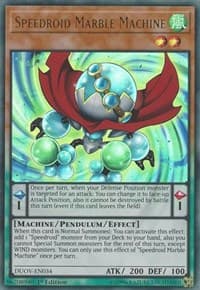 Speedroid Marble Machine - Duel Overload - YuGiOh card
