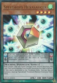 Speedroid Hexasaucer - Duel Overload - YuGiOh card