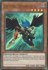 Blackwing - Zephyros the Elite - Duel Overload - YuGiOh card
