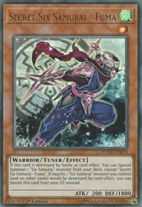 Secret Six Samurai - Fuma - Duel Overload - YuGiOh card