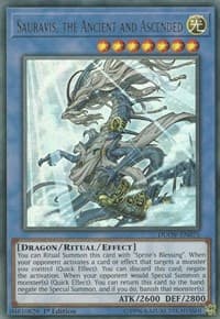 Sauravis, the Ancient and Ascended - Duel Overload - YuGiOh card