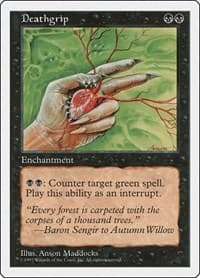 Deathgrip - Fifth Edition - Magic: The Gathering card