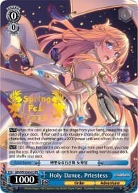 Holy Dance, Priestess (Spring Fest 2020) - Bushiroad Event Cards - Weiss Schwarz card