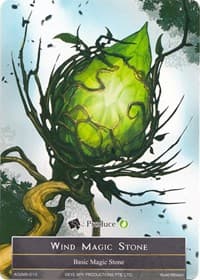 Wind Magic Stone - AO2MS-010 - Alice Origin II - Force of Will card